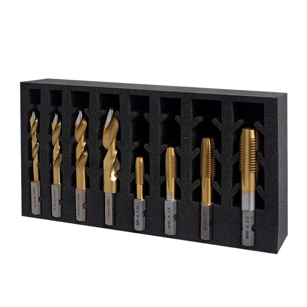 Versadrive Combo Set, No 7, No F, 5/16, 27/64 TurboTip + 1/4, 5/16, 3/8, 1/2 in Taps 328016-SET2 - main